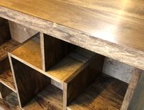 Contemporary Or Mid Century Bookcase Or Room Divider Availble In Different Hardwoods 3 small