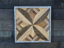 Reclaimed Barnwood Artwork. 2 small