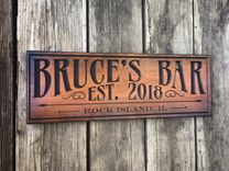 Bar Sign, Man Cave Sign, Pub Sign 1 small