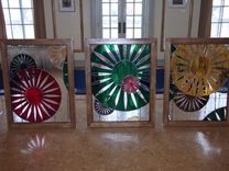 Wisconsin Union Stained Glass Installation 1 small