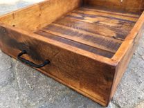Rustic Serving Tray Or Crate, Custom Sizes Available 3 small