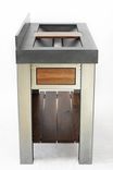 Steel, Walnut, And Concrete Vanity 5 small