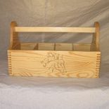 Beautiful Hand Crafted Heirloom Wooden Tote 1 small