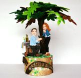 Engagement Wedding Cake Topper Look Alike 5 small