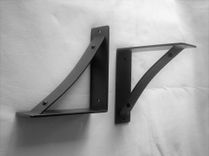 Wrought Iron Mantel Bracket/Corbel; Rustic Farmhouse Heavy-Duty Shelf Brackets 5 small