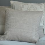 Taupe Raffia Print & Velvet Decorative Pillow 1 small