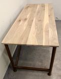 Reclaimed Walnut & Steel Patina Desks 4 small