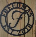 Name Established Monogram Sign 2 small