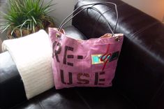 Upcycled Leather Tote Bags Series 2 small