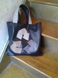 Upcycled Leather Tote Bags Series 3 small