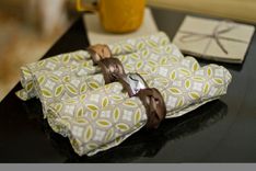 Leather Napkin Rings 2 small