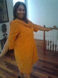 Yellow Suede Dress 2 small
