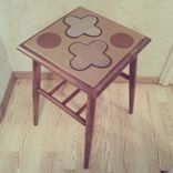 Medieval-Inspired Leather Game Table 1 small
