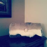 Deerhide Clutch With Small Antler Piece 1 small