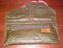 Upcycled Suede And Leather Clutches 3 small