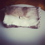 Deer Hide Clutch With Antler 1 small