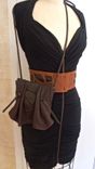 Spotted Leather Corset Belt 1 small