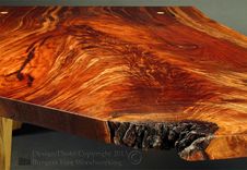 Rustic Claro-Walnut Slab Coffee Table 1 small