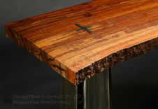 Claro-Walnut Sofa Table With Steel Legs 2 small