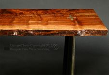 Claro-Walnut Sofa Table With Steel Legs 3 small