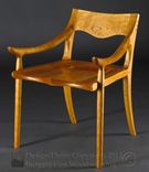 Maloof Low-Back Dining Chair In Cherry 5 small