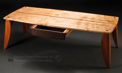 Rorschach Coffee Table In Maple And Mahogany 2 small