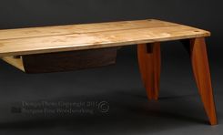 Rorschach Coffee Table In Maple And Mahogany 4 small