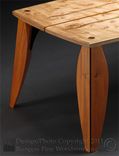 Rorschach Coffee Table In Maple And Mahogany 5 small
