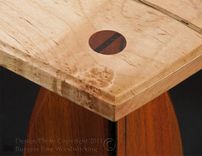 Rorschach Coffee Table In Maple And Mahogany 6 small