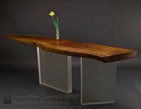 Claro-Walnut Sofa Table With Glass Legs 1 small