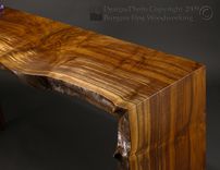Poured Walnut Sofa Table 3 small