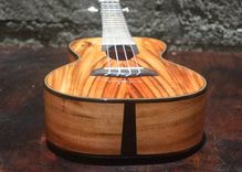 Custom Tenor Ukulele By Pinol Guitars And Ukuleles W/T Tigerwood Rosewood & Ebony W/T Thigh-Rest 5 small