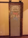 Knotty Alder Chalkboard Barn Door 1 small