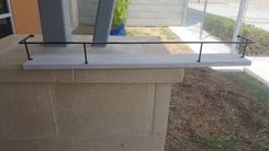 Country Style Floating Shelf With Metal Rail 3 small