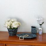Custom Black And Teal Decorative Pitcher And Tray Home Decor 6 small