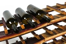Large Wave Wine Rack - Antorini - Made From Retired Wine Barrels 4 small