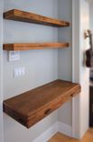 Reclaimed Wood Desk And Shelves–Construction & Installation 1 small