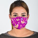 Adult Or Child Sized Unicorn Face Mask Reuseable Washable Adjustable Face Mask With 2 Free Filters 1 small