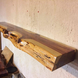 Live Edge Eastern Red Cedar Floating Mantle 6 small