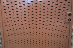 Decorative Steel Gate - Fade - Artistic Steel Panel - Geometric Steel Art Gate - Custom Gate 2 small