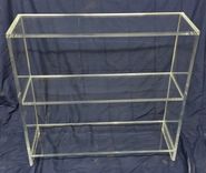 Acrylic Bookcase- T.V. Stand - Hand Crafted, Custom Size Never A Problem 2 small