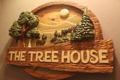 Cabin Signs, House Signs, Tree House Signs, By Lazy River Studio 2 small