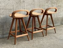 APEX mid century modern swiveling stool 1 small