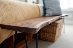 Wooden Bench, End Of Bed Bench, Bedroom Bench, Ottoman Bench, Window Bench, Indoor Bench 3 small