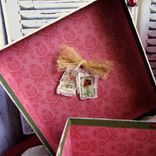 Custom Keepsake Box Storage Box Red Rose Vintage Style French Chic Decor 5 small