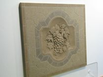 Limestone Classic Grape Relief Monolithic Mosaic Back Splash Decorative Tile Insert 2 small