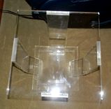 Acrylic Formed Leg Side Table - Hand Crafted, Custom Made 2 small