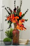Silk Flower Arrangements, Tall,, Flower Arrangements, Custom Arrangements, Tall Vase, Mantel Peice 1 small