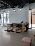 Reclaimed Wood Slat Reception Desk 3 small