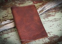 Bison Leather Custom Book Or Bible Cover With Initials Or Name In Right Lower Corner 1 small